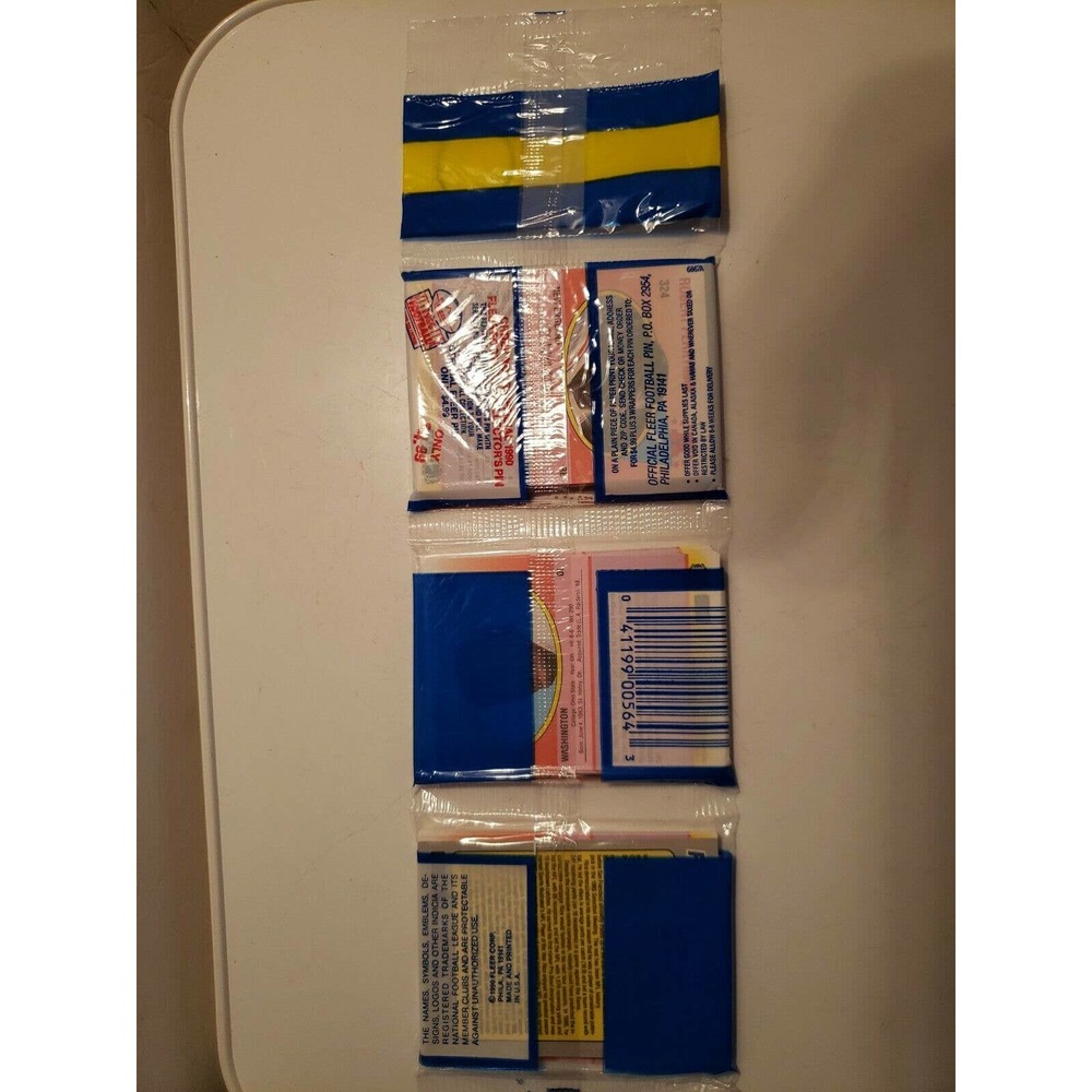 1990 Fleer Football 45 Card Factory Sealed Rack Pack - Premier Edition - Rice - Picture 3 of 3